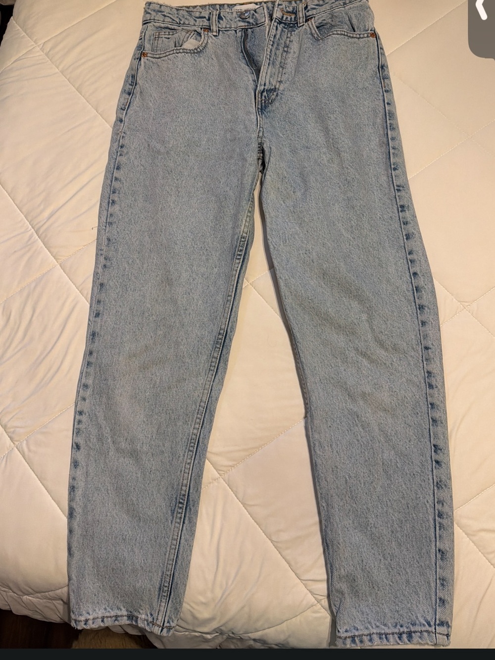Zara Pale Blue Straight-Leg Women’s Jeans